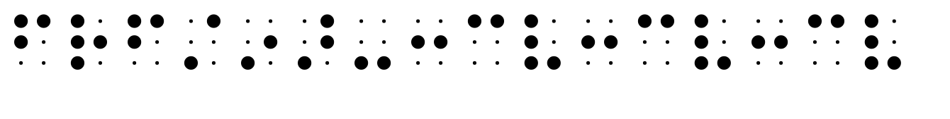 PIXymbols BrailleReader Italic